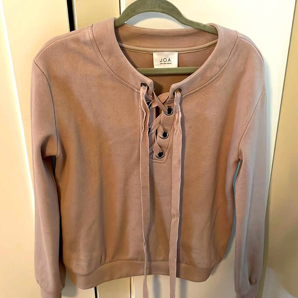 J.O.A. Lace up sweatshirt